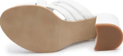 Sandalen|Pantoletten|Horsch Schuhe Pantolette in Untergrößen Weiß