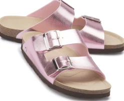 Sandalen|Pantoletten|Horsch Schuhe Pantolette in Untergrößen Rosa