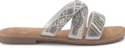 Sandalen|Pantoletten|Horsch Schuhe Pantolette in Untergrößen Weiß