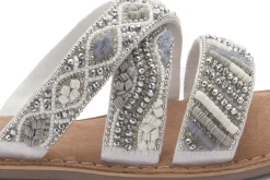 Sandalen|Pantoletten|Horsch Schuhe Pantolette in Untergrößen Weiß