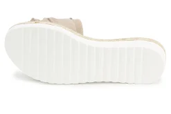Sandalen|Pantoletten|Horsch Schuhe Pantolette in Untergrößen Beige