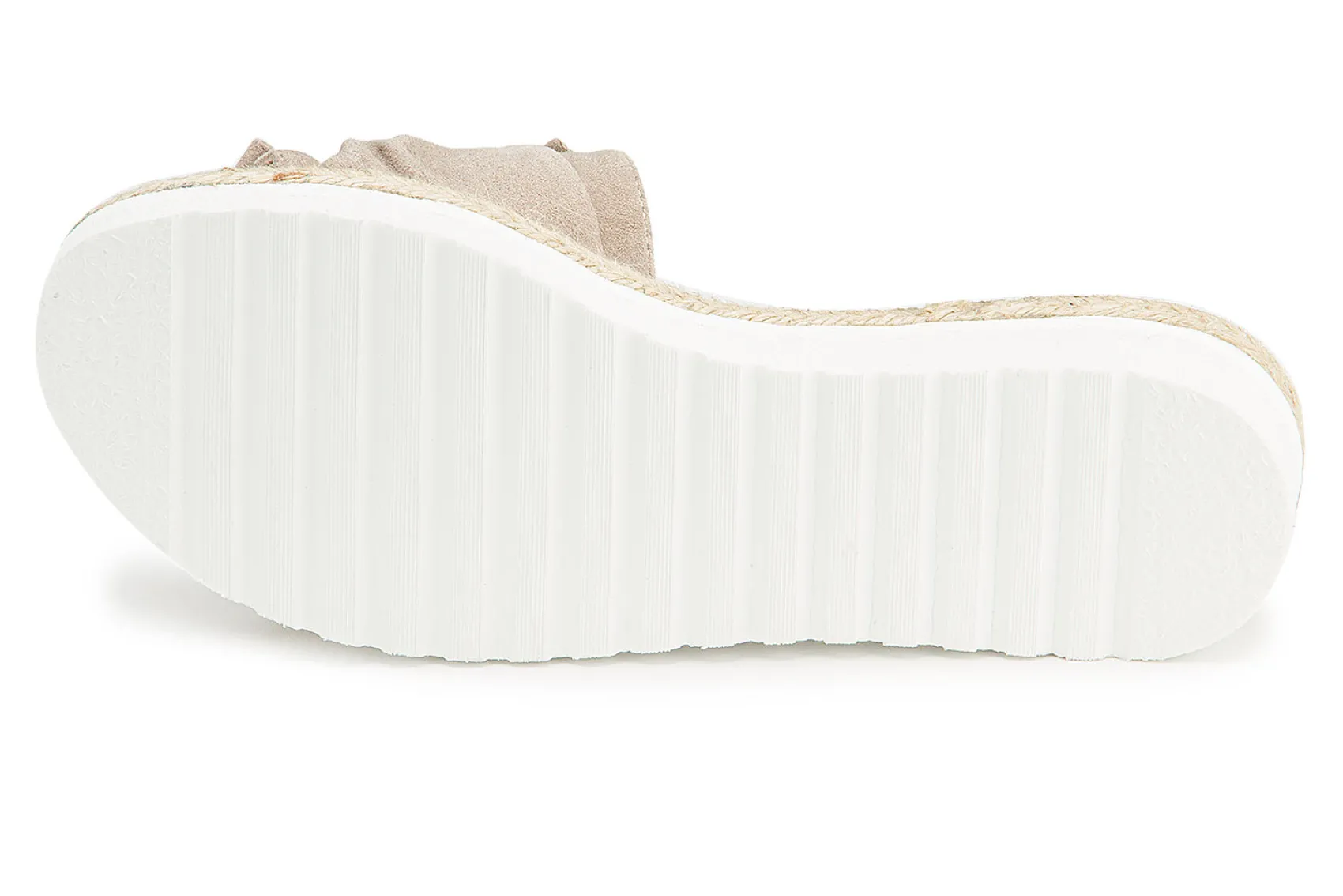 Sandalen|Pantoletten|Horsch Schuhe Pantolette in Untergrößen Beige