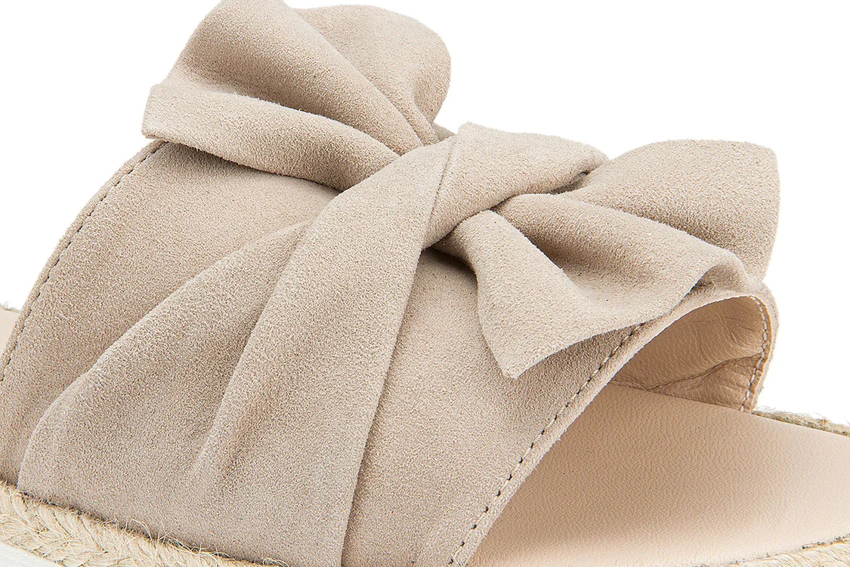 Sandalen|Pantoletten|Horsch Schuhe Pantolette in Untergrößen Beige
