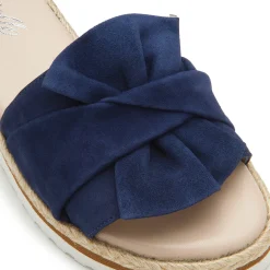 Sandalen|Pantoletten|Horsch Schuhe Pantolette in Untergrößen Blau