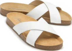 Sandalen|Pantoletten|Horsch Schuhe Pantolette in Untergrößen Weiß