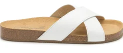 Sandalen|Pantoletten|Horsch Schuhe Pantolette in Untergrößen Weiß
