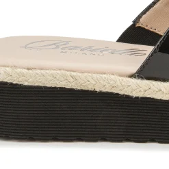 Sandalen|Pantoletten|Horsch Schuhe Pantolette in Untergrößen Schwarz