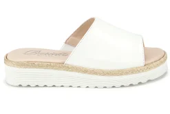 Sandalen|Pantoletten|Horsch Schuhe Pantolette in Untergrößen Weiß