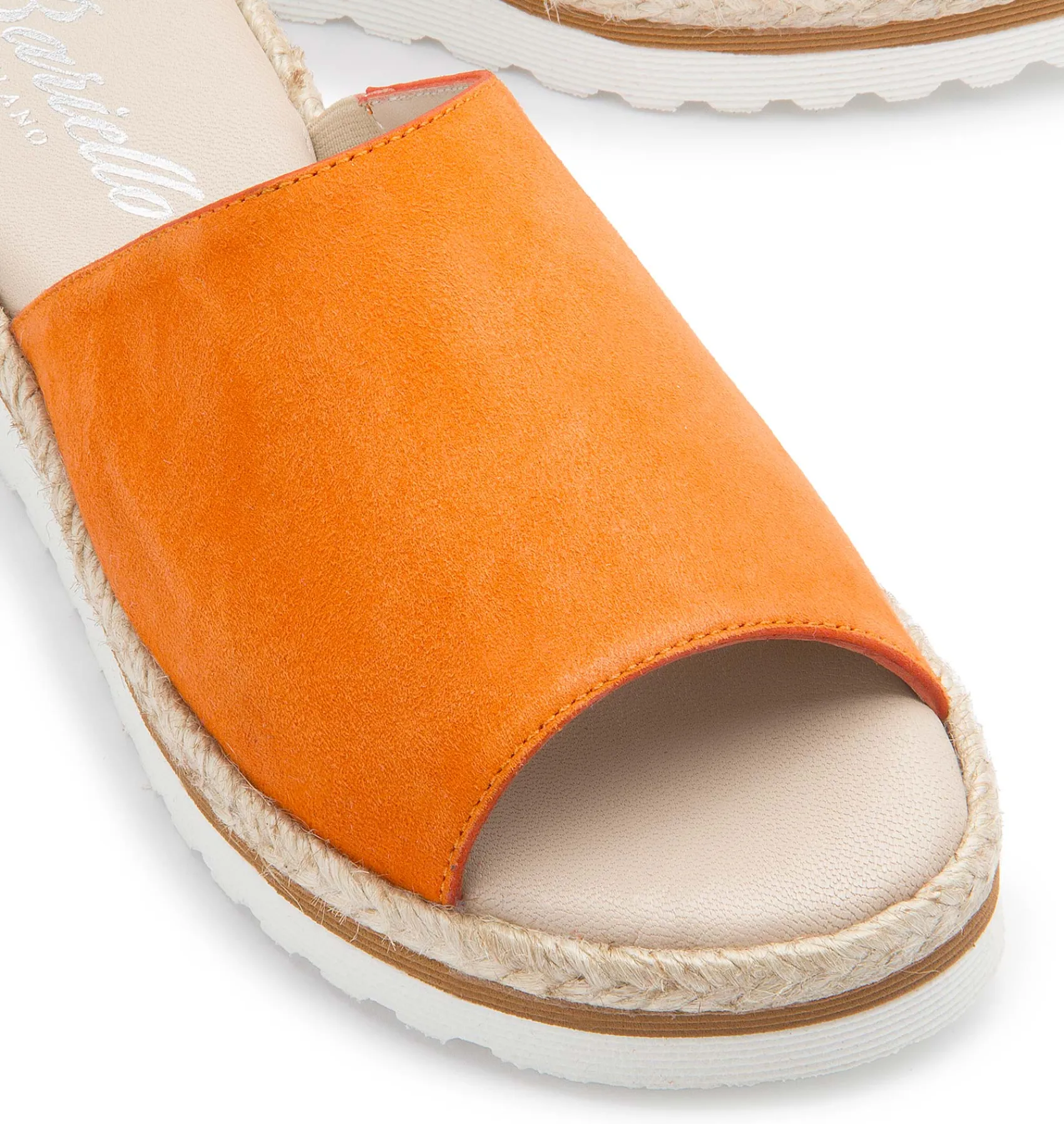 Sandalen|Pantoletten|Horsch Schuhe Pantolette in Untergrößen Orange