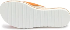 Sandalen|Pantoletten|Horsch Schuhe Pantolette in Untergrößen Orange