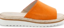 Sandalen|Pantoletten|Horsch Schuhe Pantolette in Untergrößen Orange