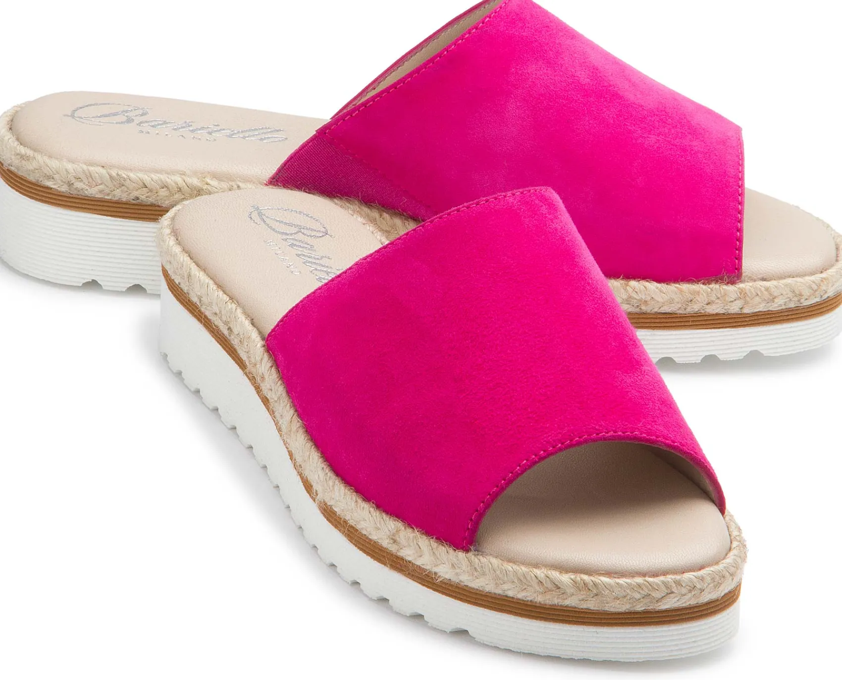 Sandalen|Pantoletten|Horsch Schuhe Pantolette in Untergrößen Pink