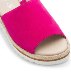 Sandalen|Pantoletten|Horsch Schuhe Pantolette in Untergrößen Pink