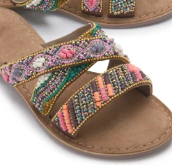 Sandalen|Pantoletten|Horsch Schuhe Pantolette in Untergrößen Multicolor