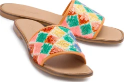 Sandalen|Pantoletten|Horsch Schuhe Pantolette in Untergrößen Multicolor