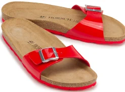 Sandalen|Pantoletten|Horsch Schuhe Pantolette in Untergrößen Rot
