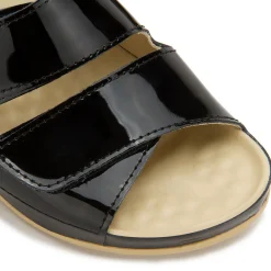 Sandalen|Pantoletten|Horsch Schuhe Pantolette in Untergrößen Schwarz