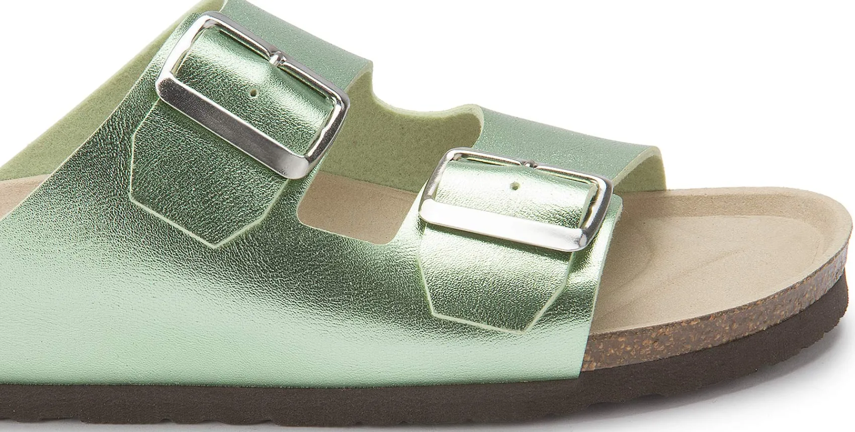 Sandalen|Pantoletten|Horsch Schuhe Pantolette in Untergrößen Grün