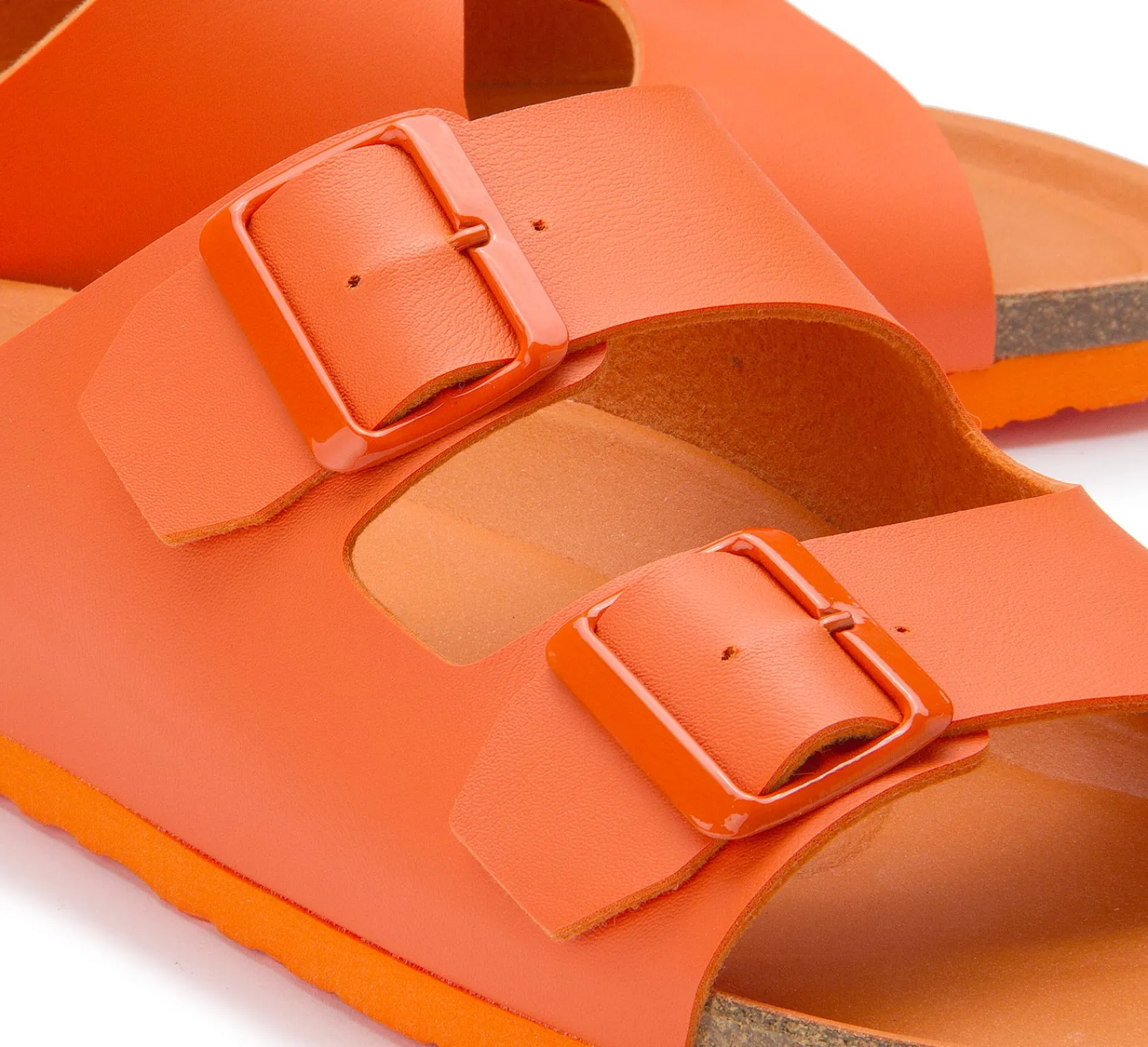 Sandalen|Pantoletten|Horsch Schuhe Pantolette in Untergrößen Orange