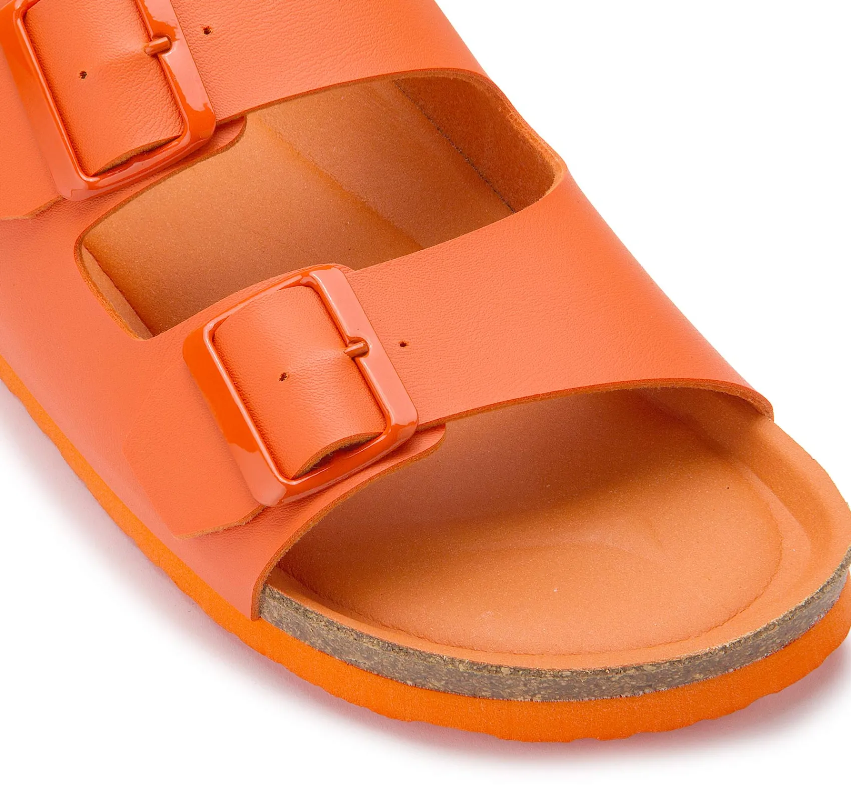 Sandalen|Pantoletten|Horsch Schuhe Pantolette in Untergrößen Orange