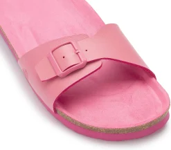 Sandalen|Pantoletten|Horsch Schuhe Pantolette in Untergrößen Pink