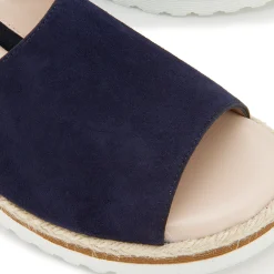 Sandalen|Pantoletten|Horsch Schuhe Pantolette in Untergrößen Blau