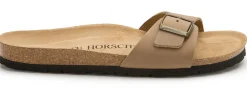 Sandalen|Pantoletten|Horsch Schuhe Pantoletten in Übergrößen Beige