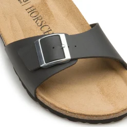 Sandalen|Pantoletten|Horsch Schuhe Pantoletten in Untergrößen Schwarz