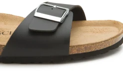 Sandalen|Pantoletten|Horsch Schuhe Pantoletten in Untergrößen Schwarz
