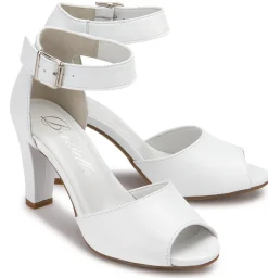 Pumps|Peeptoes|Horsch Schuhe Peeptoes in Übergrößen Weiß