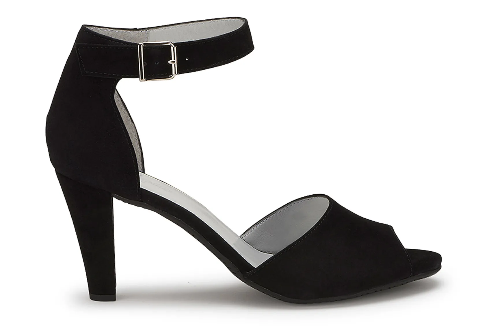 Sandalen|Pumps|Horsch Schuhe Peeptoes in Übergrößen Schwarz