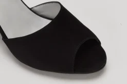 Sandalen|Pumps|Horsch Schuhe Peeptoes in Übergrößen Schwarz