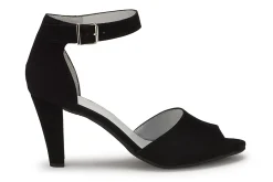 Sandalen|Pumps|Horsch Schuhe Peeptoes in Untergrößen Schwarz