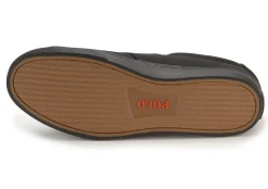 Sneaker|Schnürschuhe|Horsch Schuhe POLO Leinenschuh in Übergrößen Schwarz