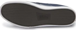 Sneaker|Schnürschuhe|Horsch Schuhe POLO Leinenschuh in Übergrößen Blau
