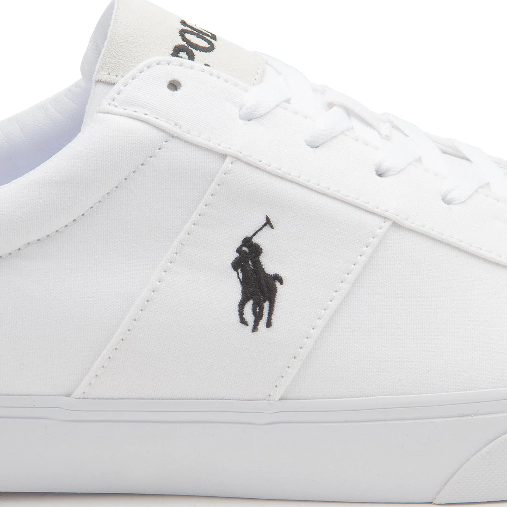Sneaker|Schnürschuhe|Horsch Schuhe POLO Leinenschuh in Übergrößen Weiß