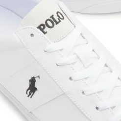 Sneaker|Schnürschuhe|Horsch Schuhe POLO Leinenschuh in Übergrößen Weiß