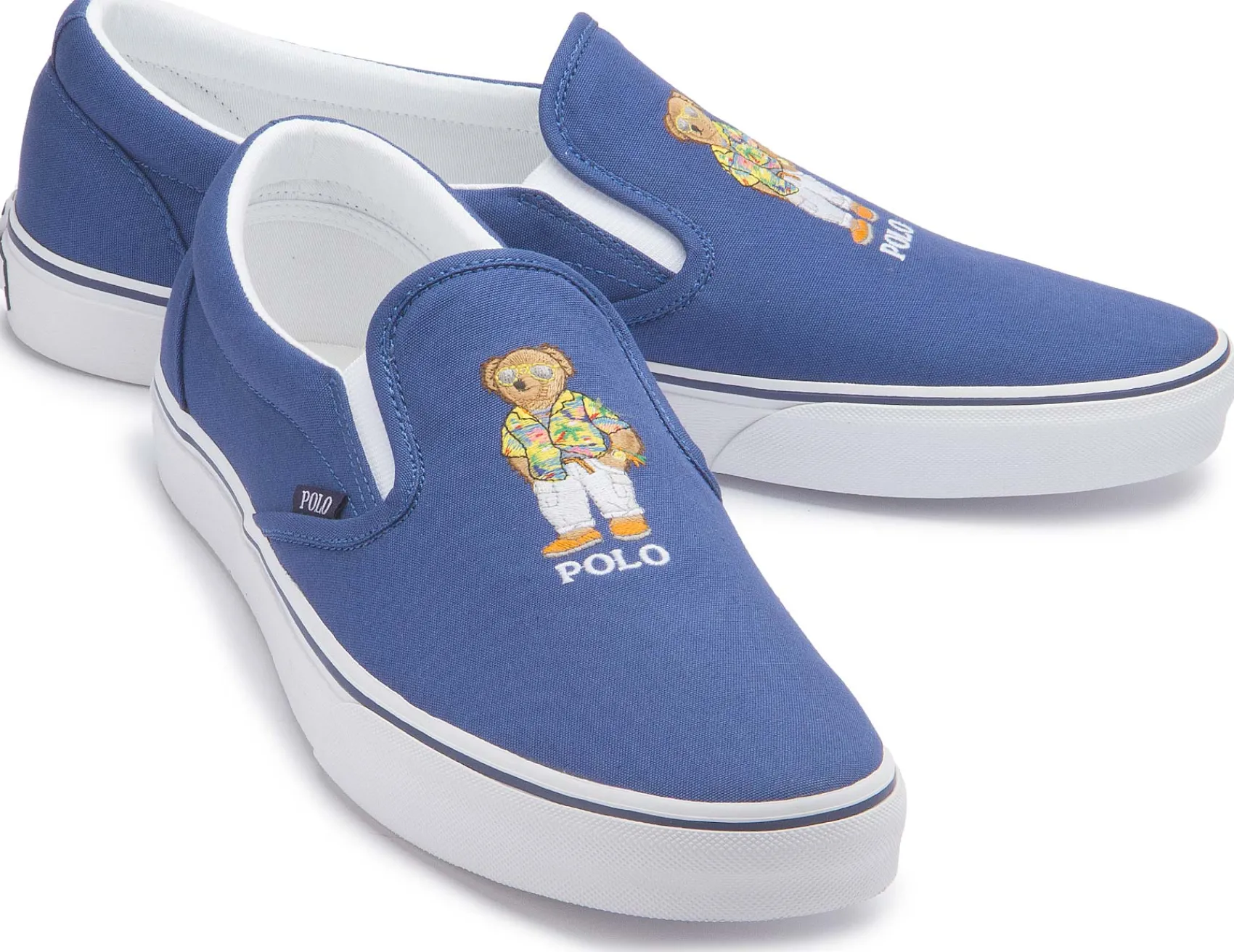 Sneaker|Slipper|Horsch Schuhe POLO Slipper in Übergrößen Blau