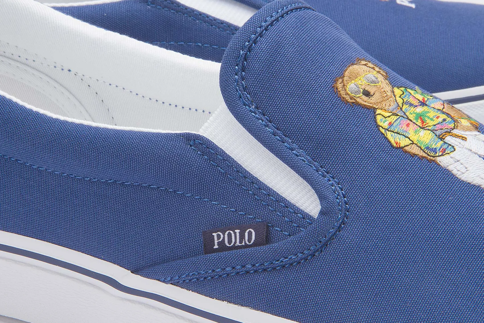 Sneaker|Slipper|Horsch Schuhe POLO Slipper in Übergrößen Blau