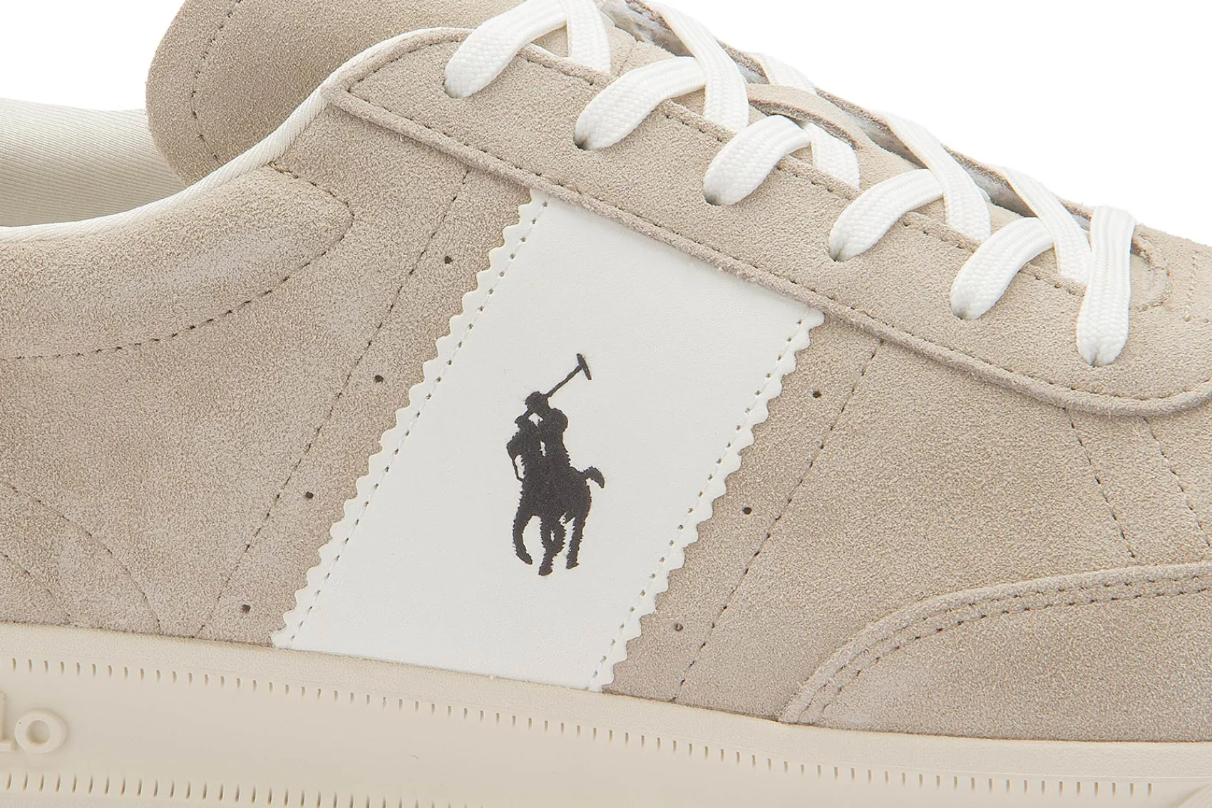 Sneaker|Schnürschuhe|Horsch Schuhe POLO Sneaker in Übergrößen Beige