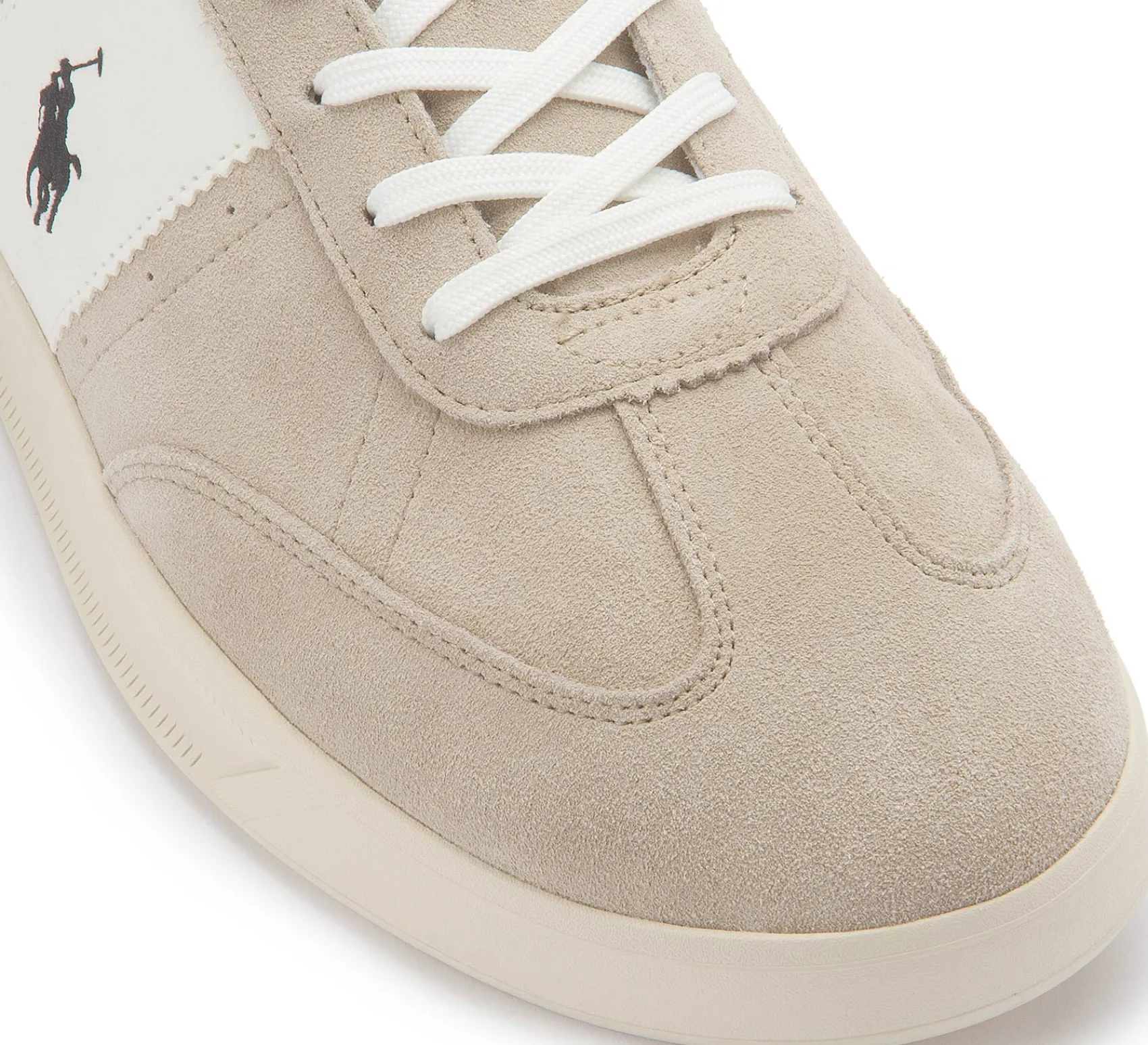 Sneaker|Schnürschuhe|Horsch Schuhe POLO Sneaker in Übergrößen Beige