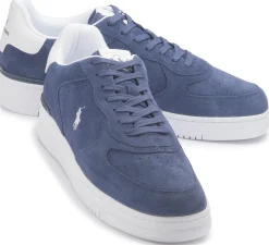 Sneaker|Schnürschuhe|Horsch Schuhe POLO Sneaker in Übergrößen Blau