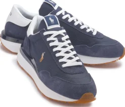 Sneaker|Schnürschuhe|Horsch Schuhe POLO Sneaker in Übergrößen Blau