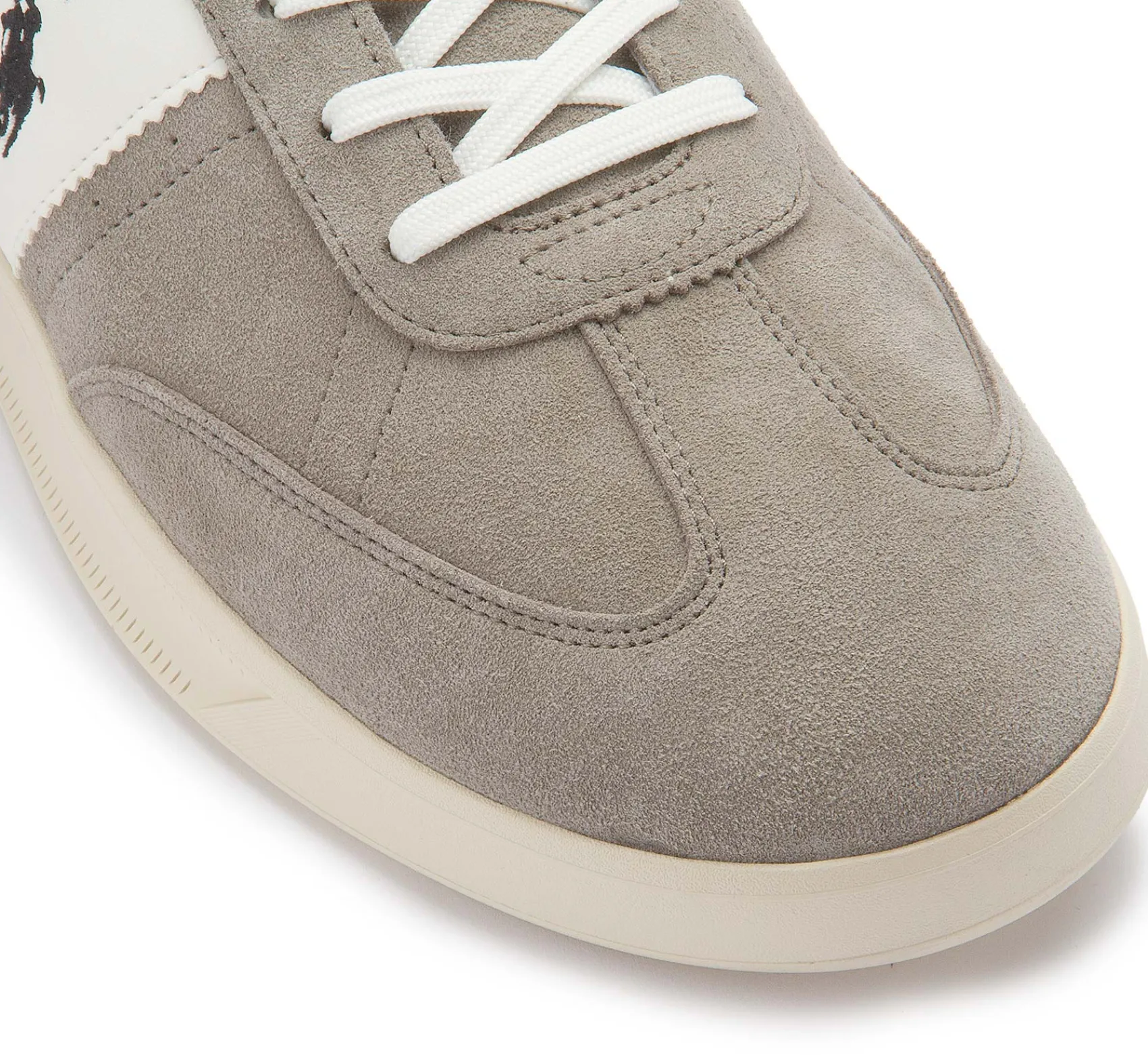 Sneaker|Schnürschuhe|Horsch Schuhe POLO Sneaker in Übergrößen Grau
