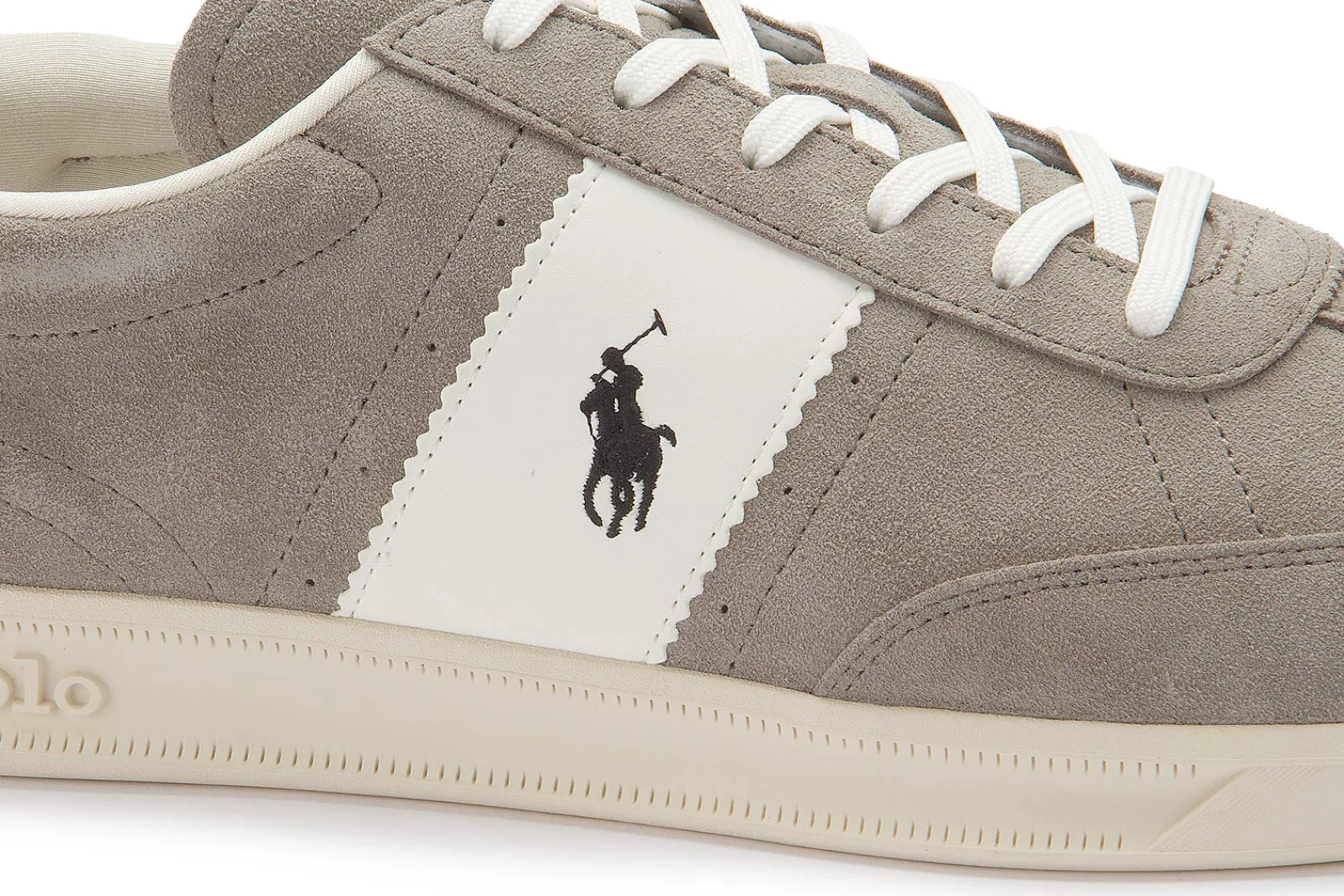 Sneaker|Schnürschuhe|Horsch Schuhe POLO Sneaker in Übergrößen Grau