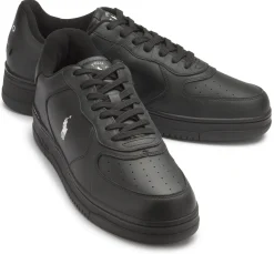 Sneaker|Schnürschuhe|Horsch Schuhe POLO Sneaker in Übergrößen Schwarz