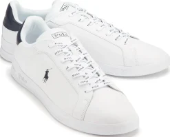 Sneaker|Schnürschuhe|Horsch Schuhe POLO Sneaker in Übergrößen Weiß