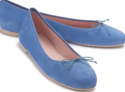 Ballerinas|Horsch Schuhe Pretty Ballerina in Übergrößen Blau