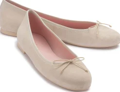 Ballerinas|Horsch Schuhe Pretty Ballerina in Übergrößen Beige