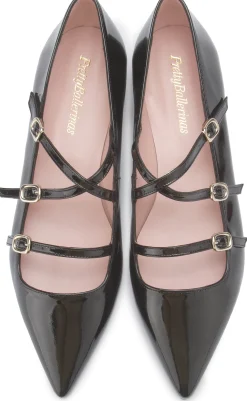 Ballerinas|Horsch Schuhe Pretty Ballerina in Übergrößen Schwarz